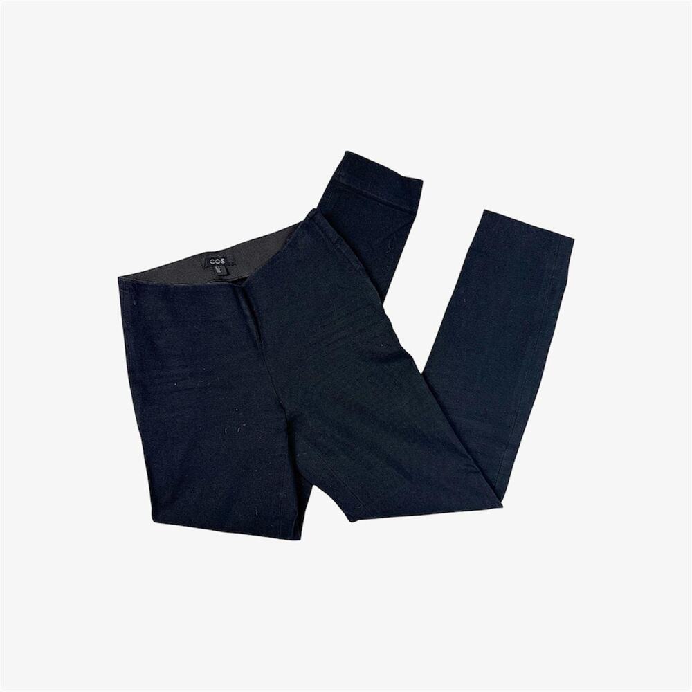 COS high rise black skinny jeans jeggings leggings - size 2
